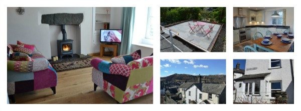 Great location for being close to Ambleside with open fire and views from upper rooms self catering in ambleside with views