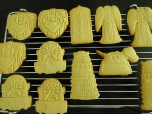 Dr Who biscuits