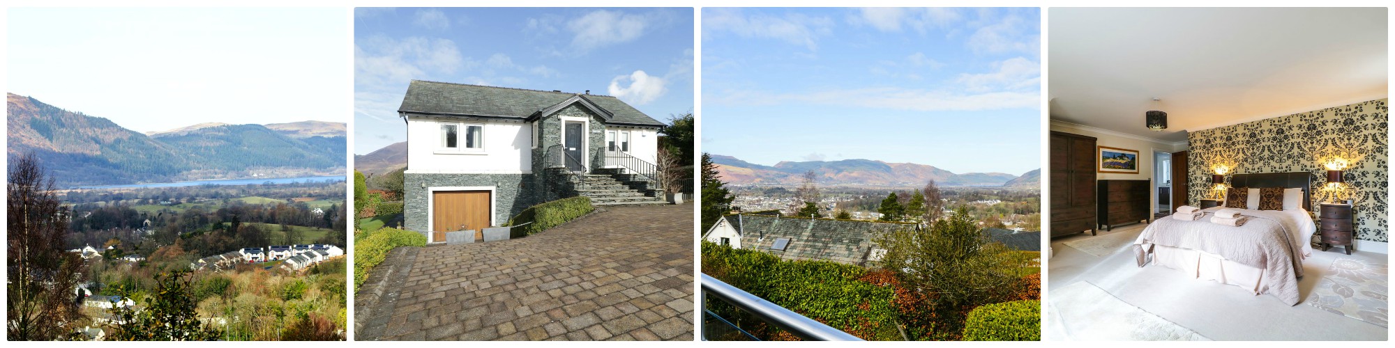 Exceptional opportunity to have these stunning views to Bassenthwaite Lake and walkable  from the centre of Keswick - sleeps 8