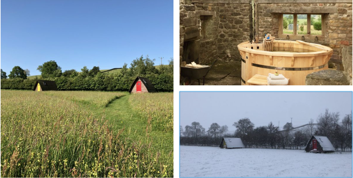 Glamping Pods in the Lake District with Hot Tub