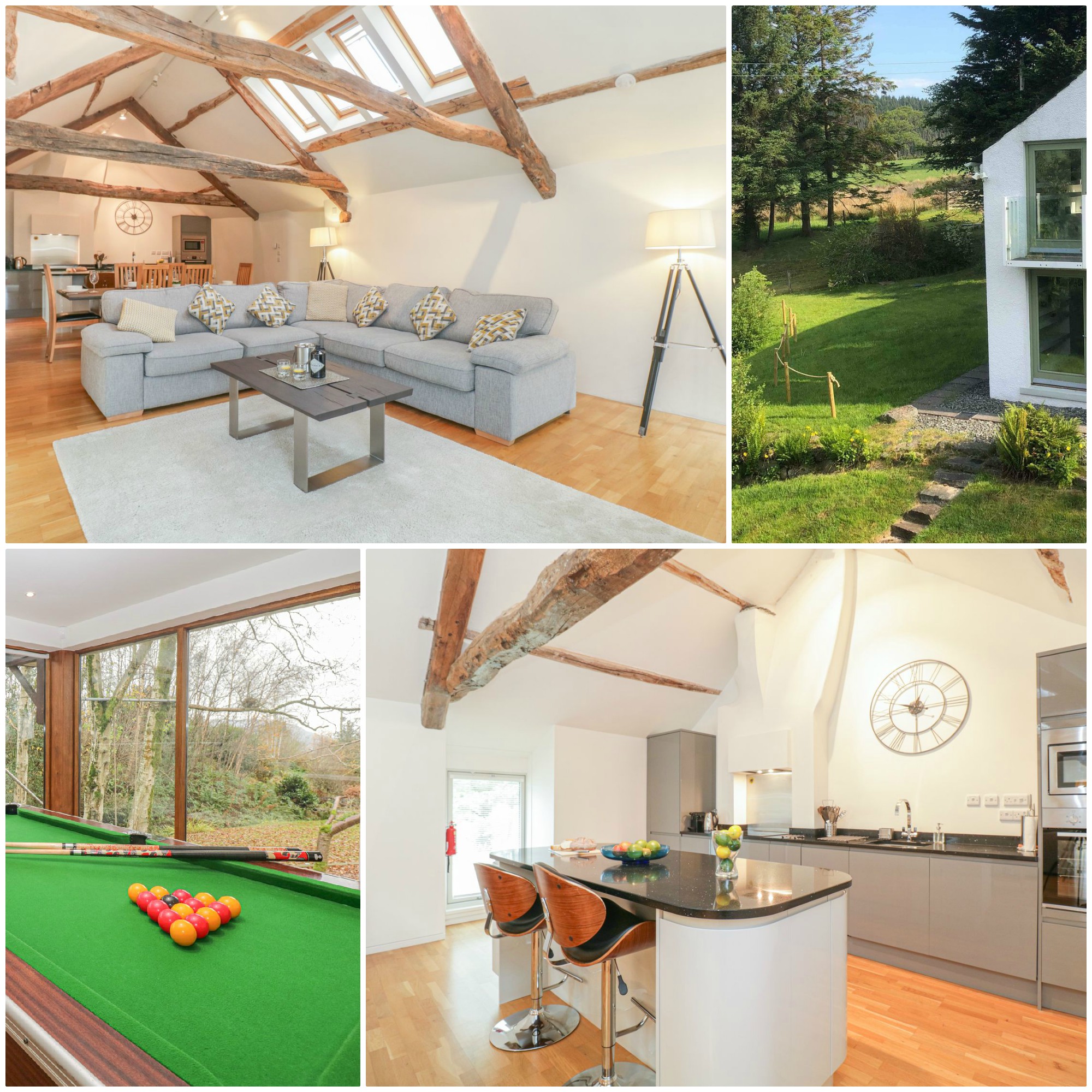 lovely rural self-catering cottage with a Games Room and Sonos speakers and high spec kitchen