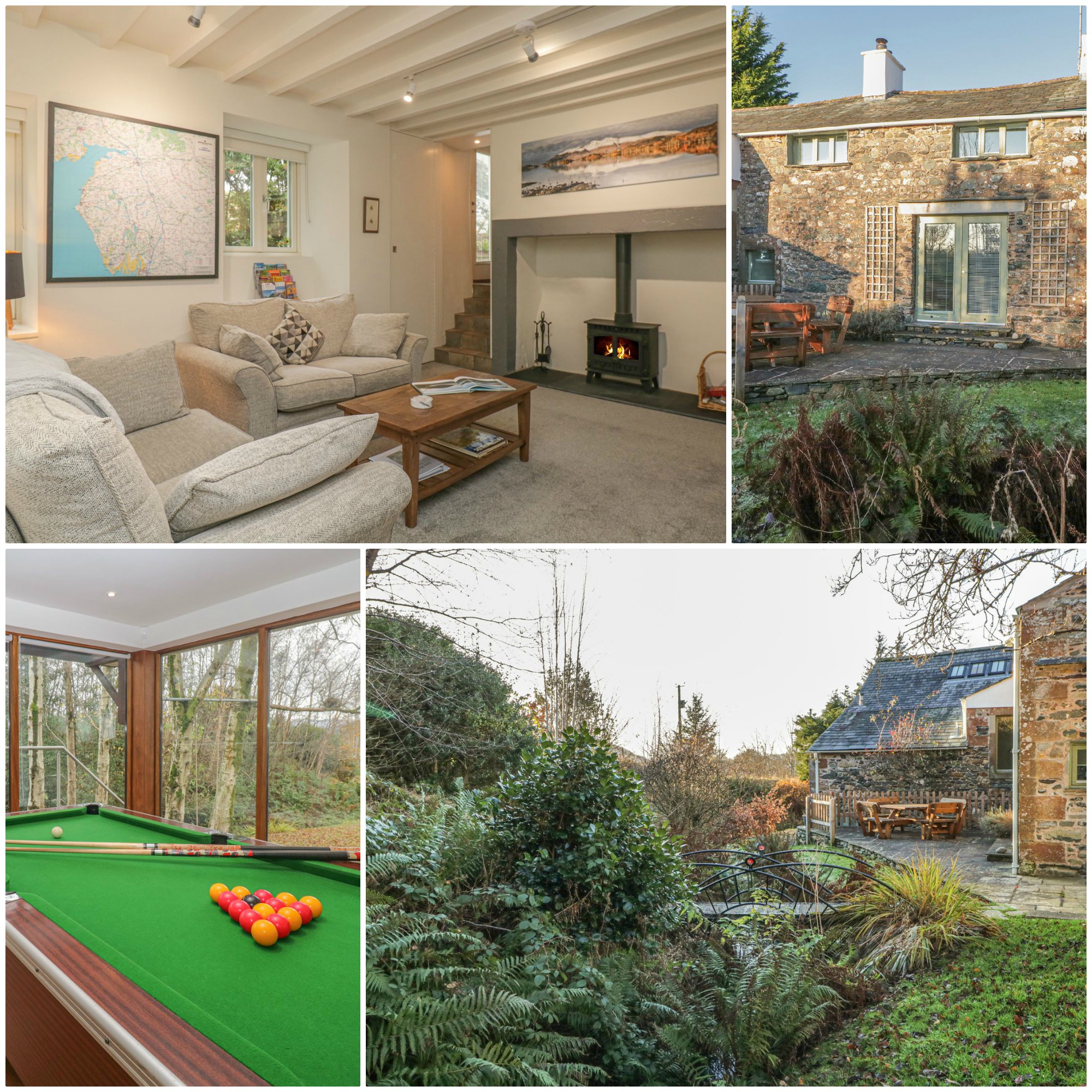 lovely rural location with lots of hidden luxuries such as Sonos speakers and a shared external games room this cottage in rural cumbria has a lot to offer