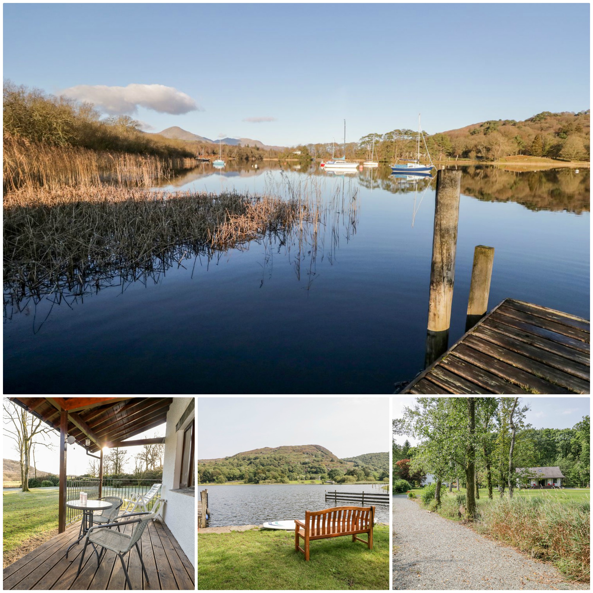 this fabulous ground floor property is pet friendly and has lake access