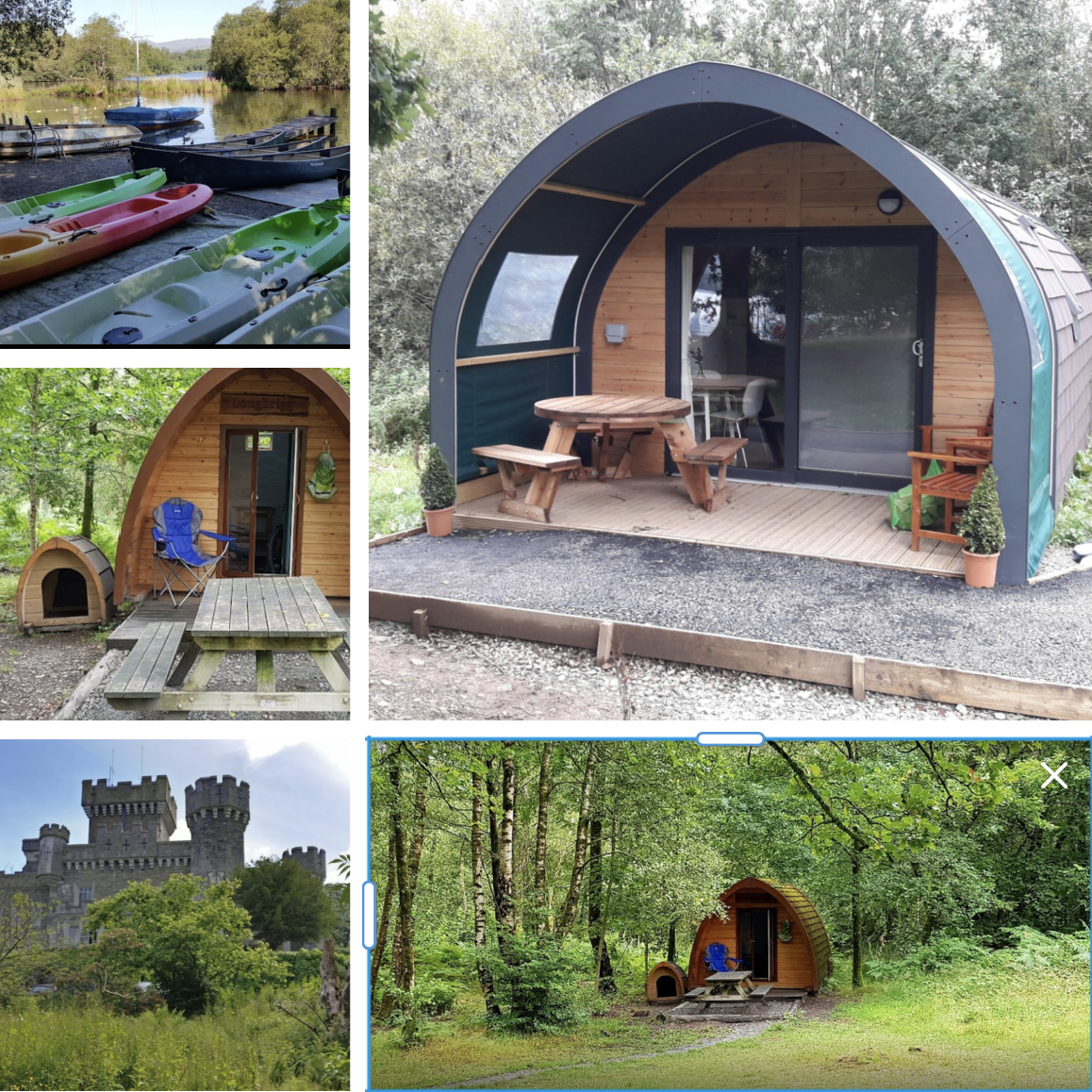 Camping Pod accessible for wheelchair users  Windermere the Lake District