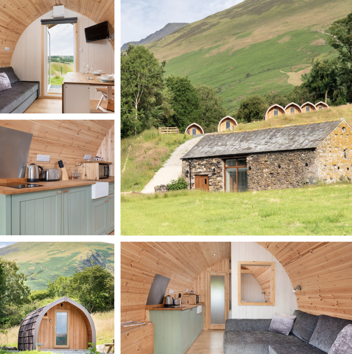 dog friendly camping pods near Blencathra