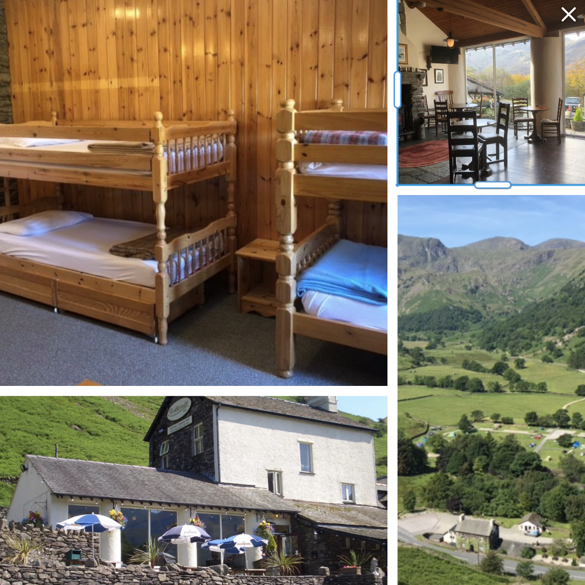 Bunkrooms sleeping two to six available in the pretty Dovedale valley near Patterdale and next to the Brotherswater Inn