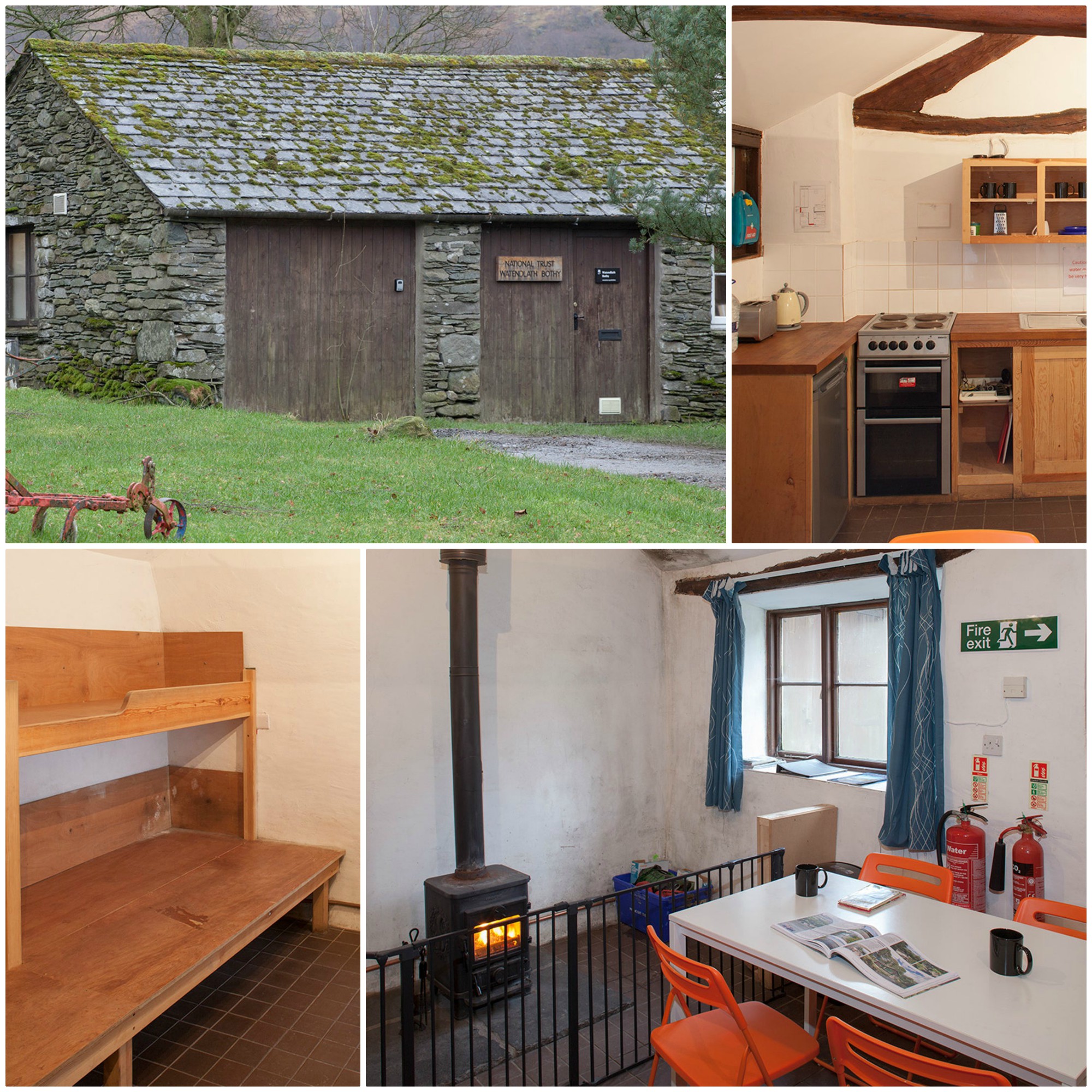 National Trust owned Bothy  - sleeps 6 with wood-burning stove