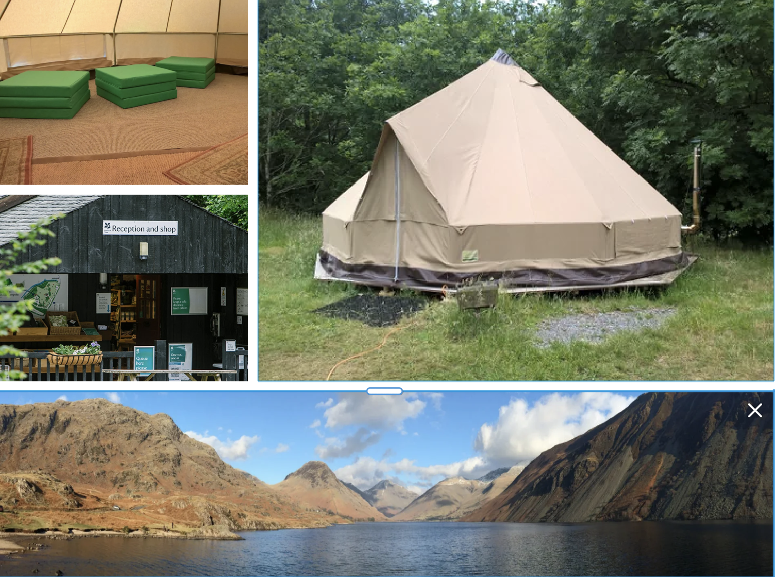 bell tent camping Wasdale
