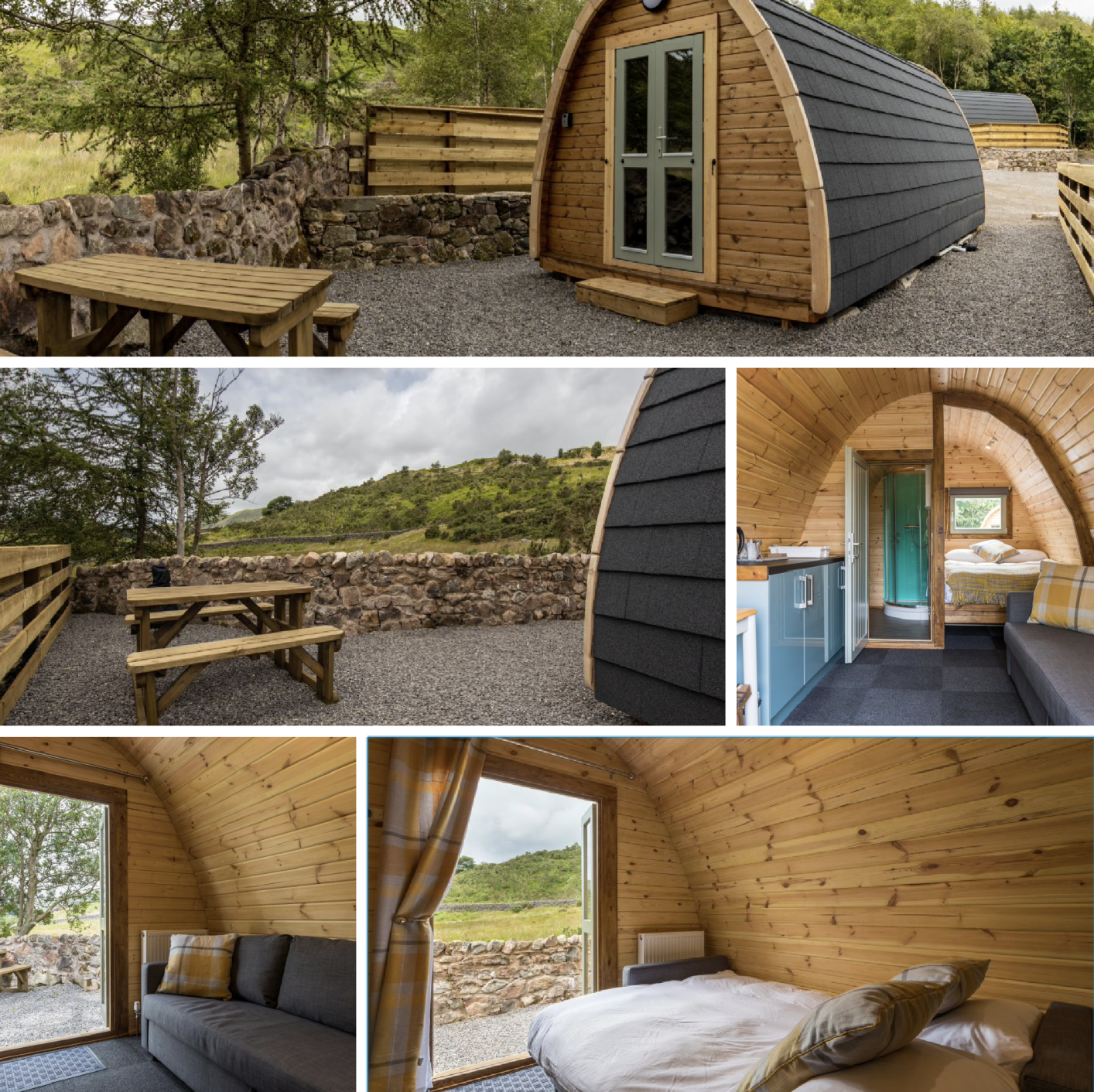 pods for rent Lake District