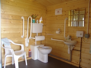 disable friendly facilities at caravan park near Carlisle