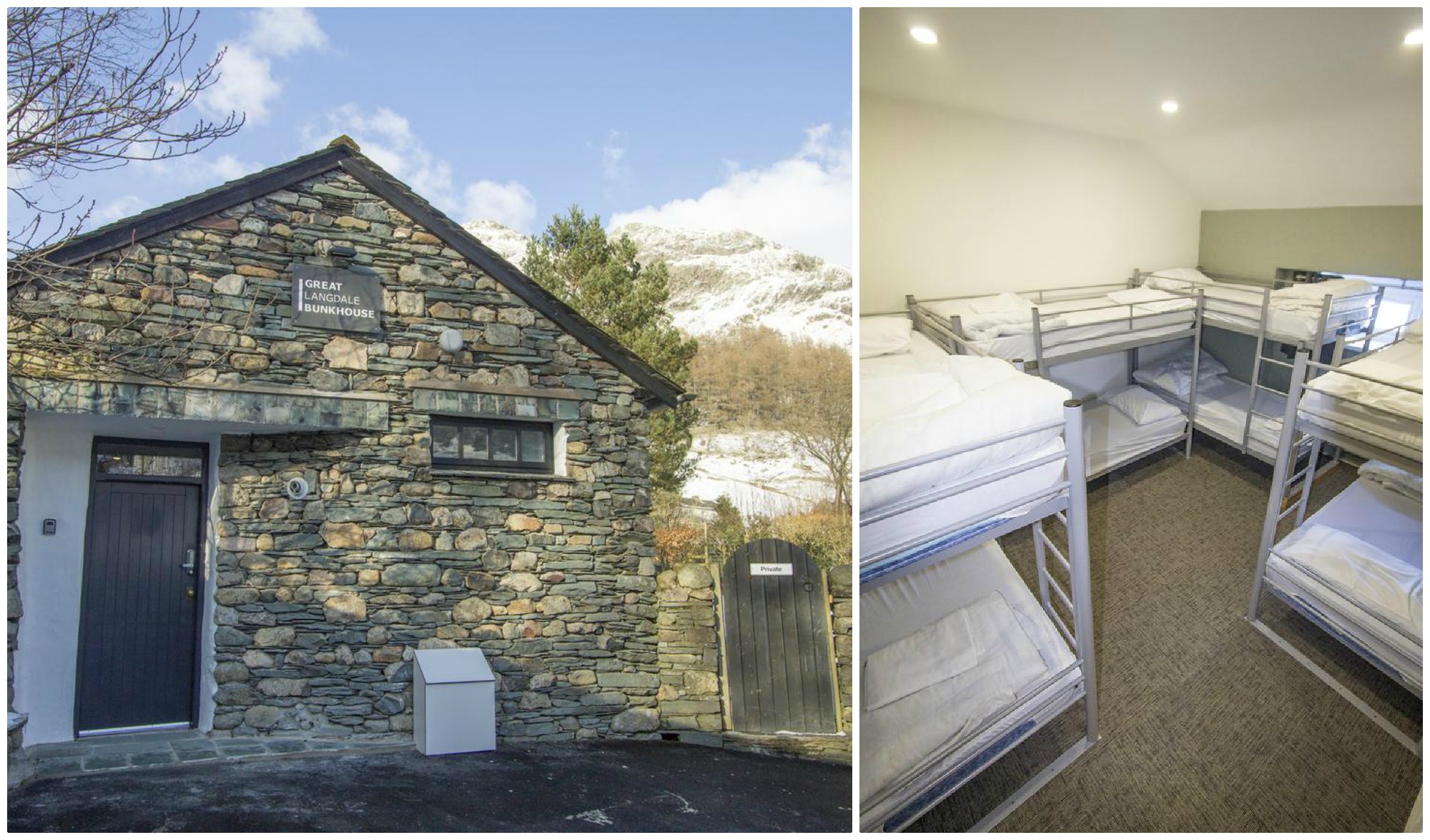 dog friendly bunkhouse at the foot of the Langdales