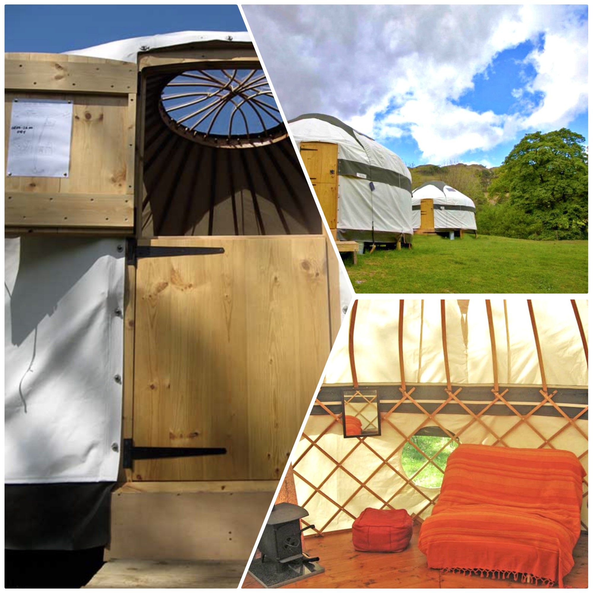 Glamping! Beautiful Yurts with glowing reviews by previous guests in the Borrowdale Valley