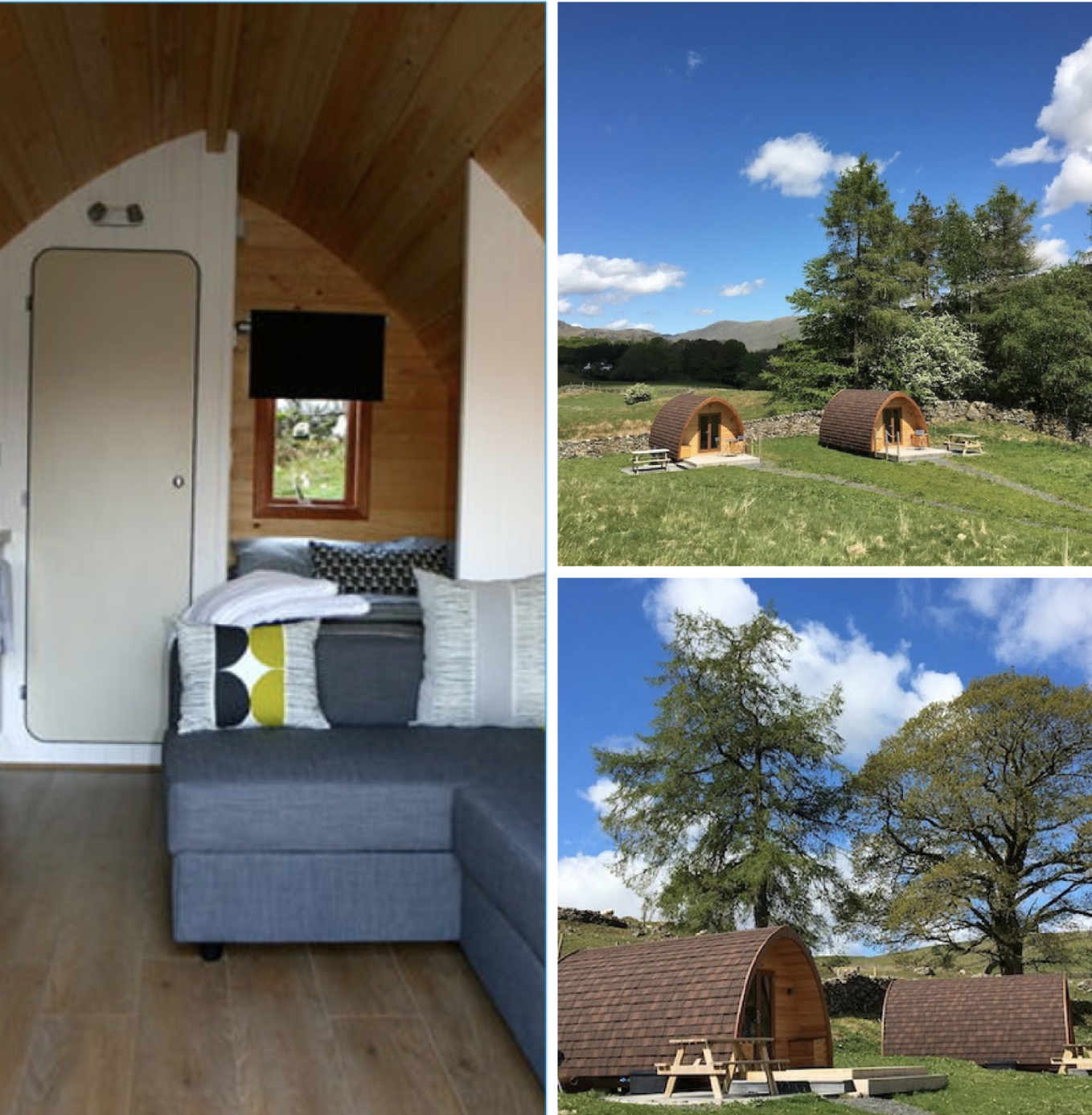 camping pods to rent off the beaten track in beautiful rural Cumbria