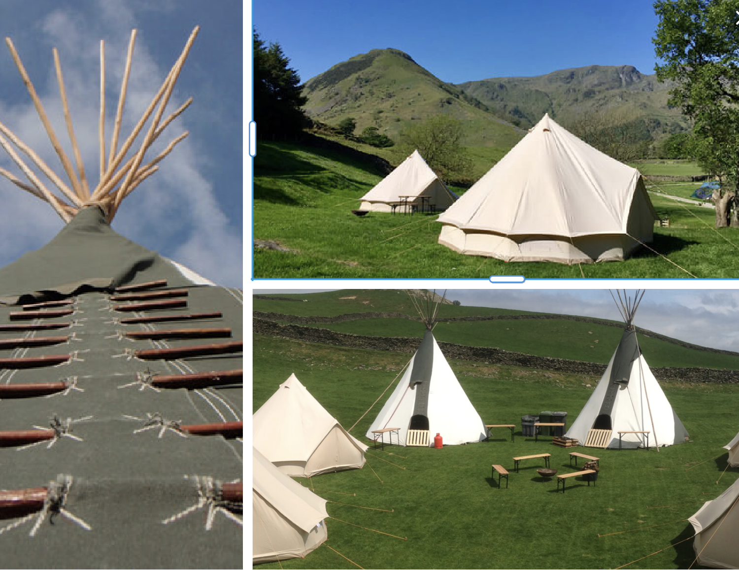 Tipi Camping Lake District