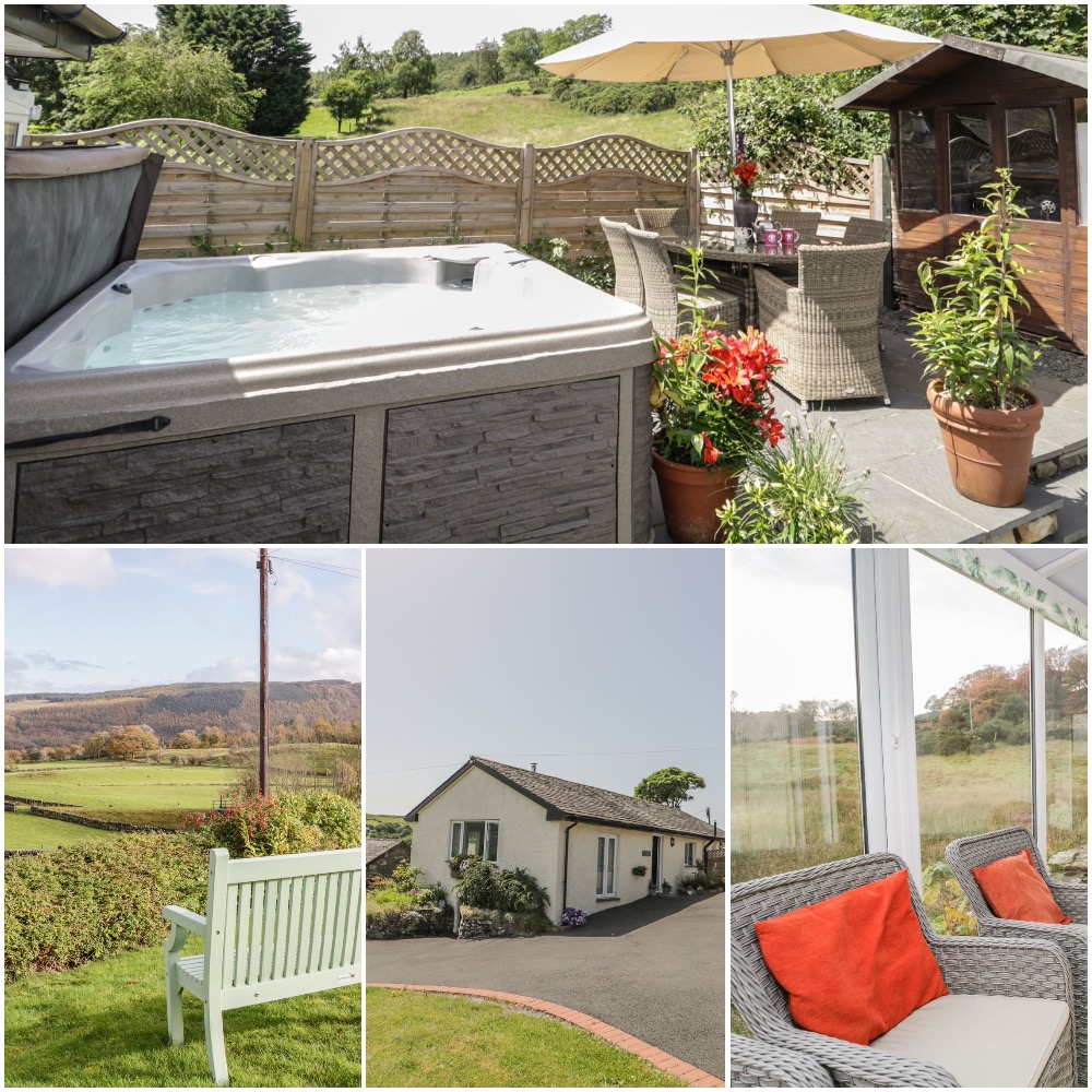 Sleeps 6 - dog friendly - with wood-burning stove, BBQ & Hot Tub!
